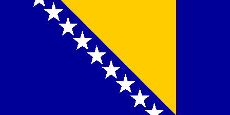 National flag, Bosnia and Herzegovina