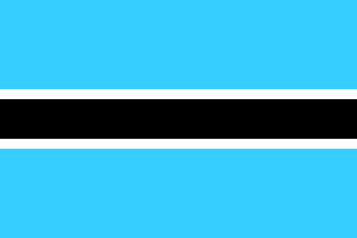 Nationella flagga, Botswana