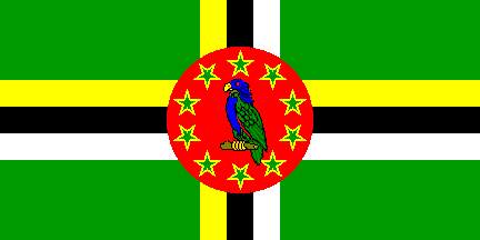 Nationella flagga, Dominica