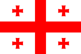 Nationella flagga, Georgien