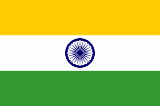 Nationella flagga, Indien