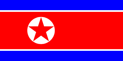 Nationella flagga, Nordkorea