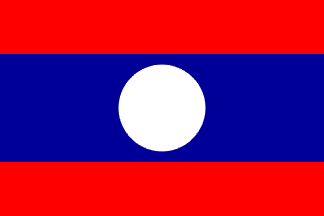 Nationella flagga, Laos