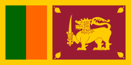 Nationella flagga, Sri Lanka