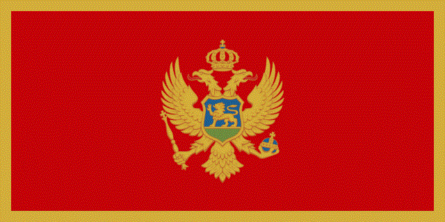 Nationella flagga, Montenegro