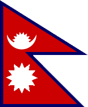 Nationella flagga, Nepal