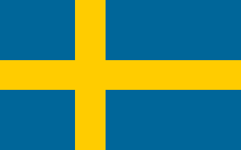 Nationella flagga, Sverige