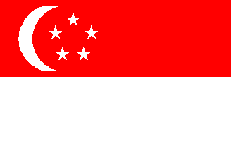 Nationella flagga, Singapore
