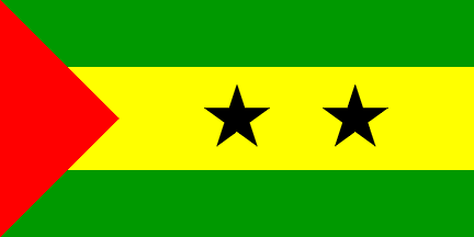 Nationella flagga, Sao Tomé och Principe