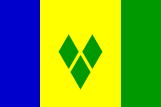 Nationella flagga, Saint Vincent och Grenadinerna
