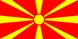 Nationella flagga, Makedonien, fd jugoslaviska republiken